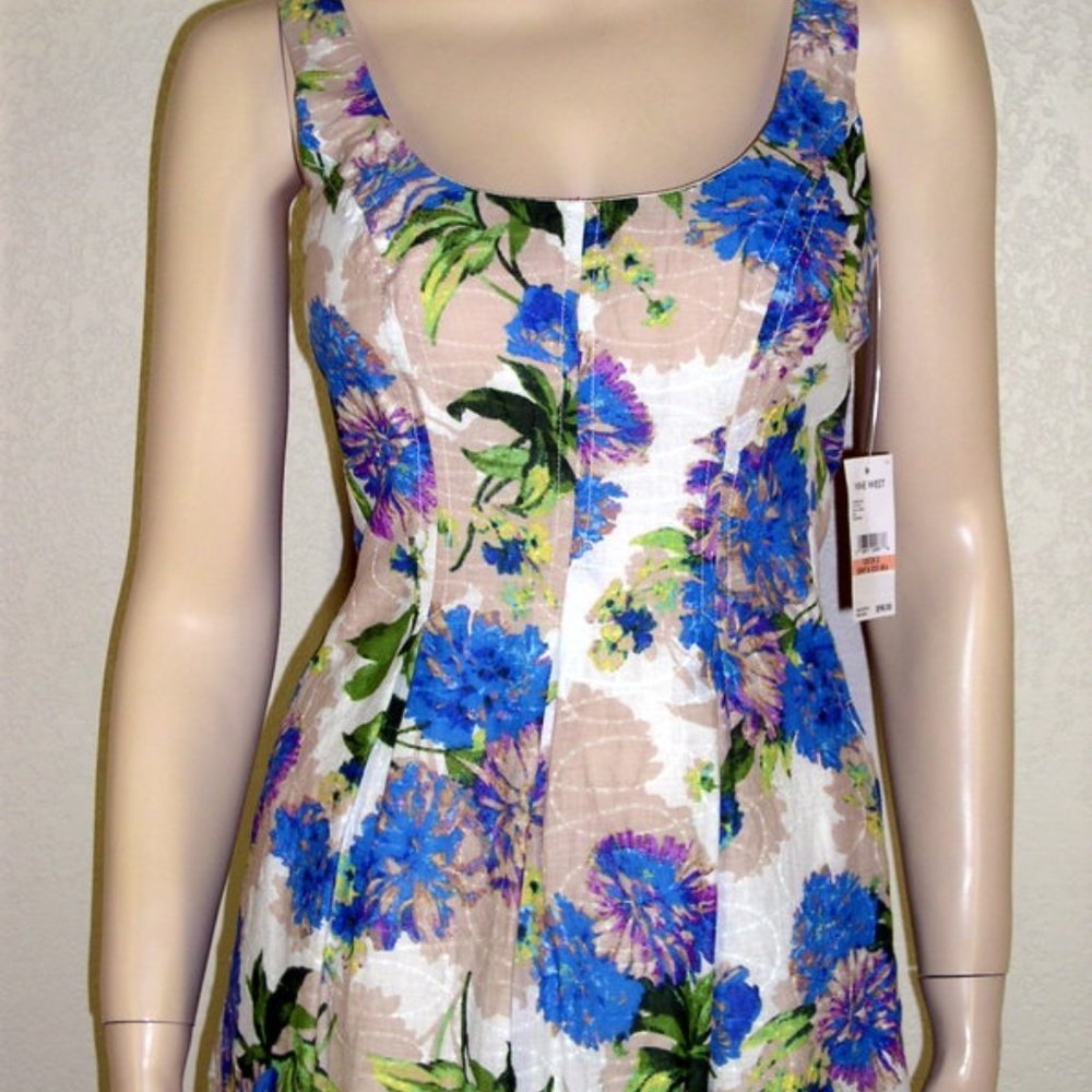 Nine West NWT Floral Sundress #6058